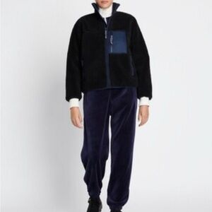 Tory Burch/Tory Sport High Pile fleece jacket, Size L, excellent condition